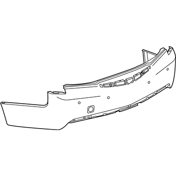 Cadillac 23296390 Bumper Cover