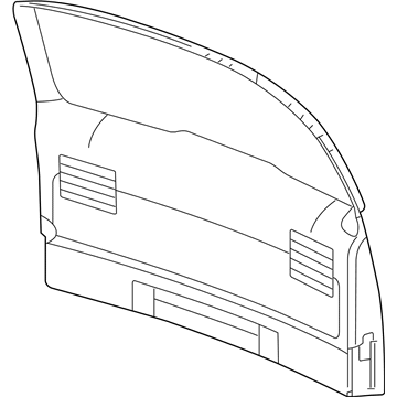 Pontiac 10350277 Gate Trim Panel