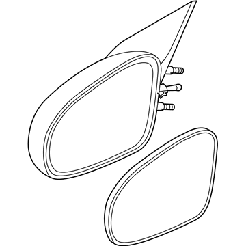 Saturn 10363816 Mirror Assembly