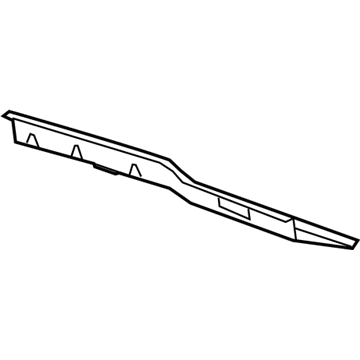 Cadillac 22786686 Rear Header Reinforcement