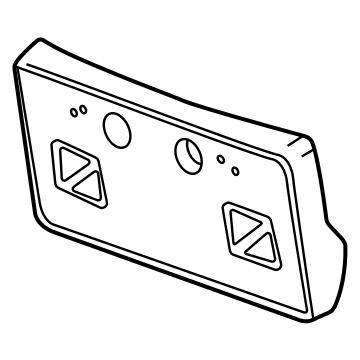 GM 85553155 BRACKET-FRT LIC PLT