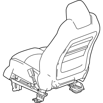 GM 23242956 Seat Assembly, Front *Ebony