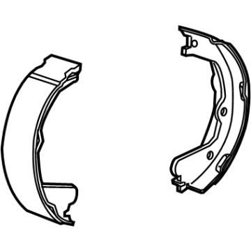 GMC 84523897 Parking Brake Shoes