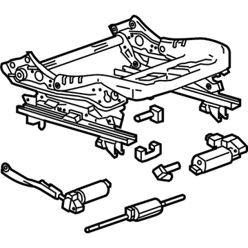 Buick 13587094 Cushion Frame