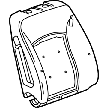 GM 26207089 Pad Assembly, Front Seat Back