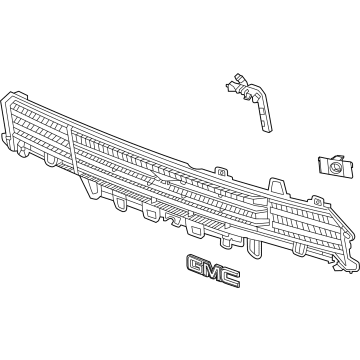 GM 85660197 GRILLE ASM-FRT *BLACK