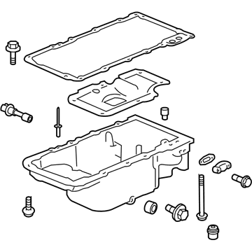 Chevy 12640748 Oil Pan