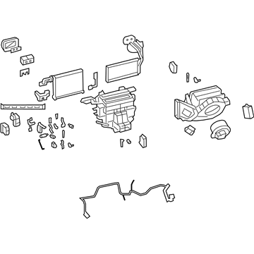 Chevy 92259245 A/C & Heater Assembly