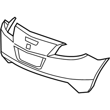 GM 19120698 Rear Bumper, Bumper Cover