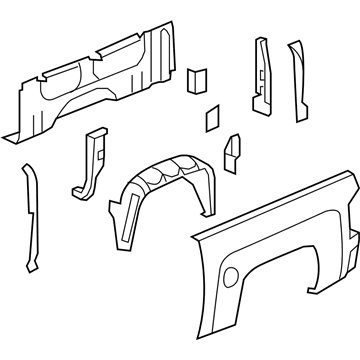 GM 84290096 Panel Assembly, Pubx Otr Si