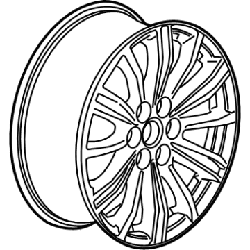 Cadillac 22996317 Wheel, Alloy