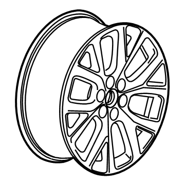 Cadillac 84520430 Wheel, Alloy