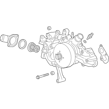 2022 Chevy Suburban Water Pump - 12712953