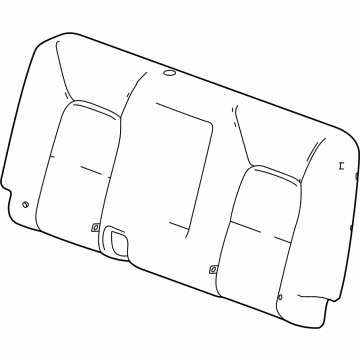 GM 87836309 COVER ASM-R/SEAT BK *SIGNET