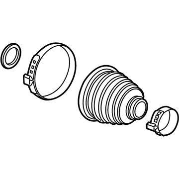 GM 84282536 Boot Kit, Front Whl Drv Shf Tri, Pot Jt