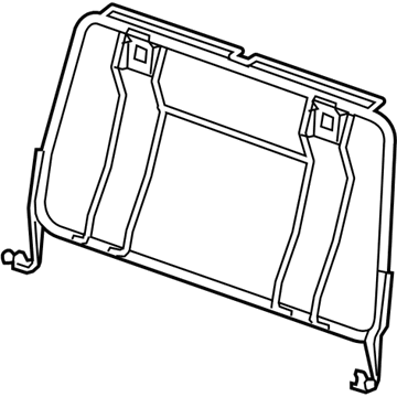 GM 92230550 Frame Assembly, Rear Seat Back Cushion