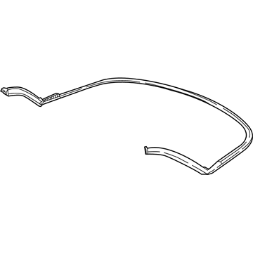 GM 13426126 Weatherstrip Assembly, Folding Top Rear