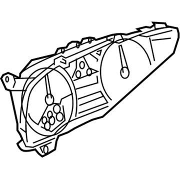 Chevy 25894033 Cluster Assembly