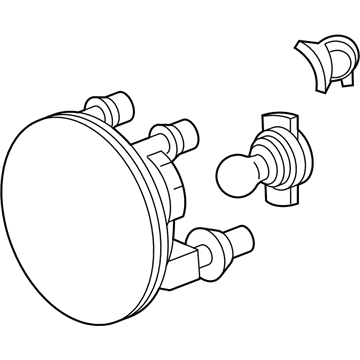 GMC 15839896 Fog Lamp Assembly