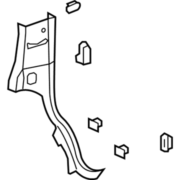 GM 22871306 Molding Assembly, Body Lock Pillar Garnish *Titanium