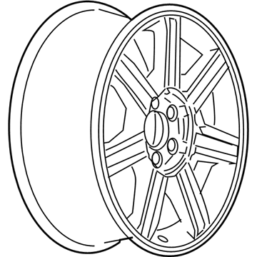 Cadillac 9596270 Wheel, Alloy