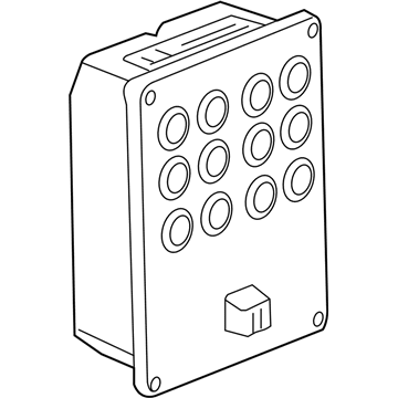 2010 Cadillac STS ABS Control Module - 20803609