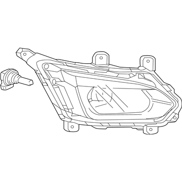 Chevy 23375567 Fog Lamp Assembly