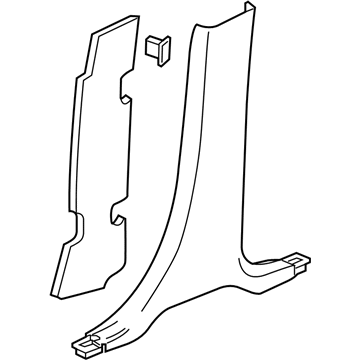 GM 84710034 Panel Assembly, Ctr Plr Lwr Tr *Titanium