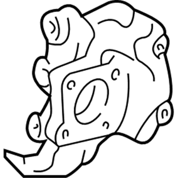 GM 23130696 Knuckle, Rear Suspension