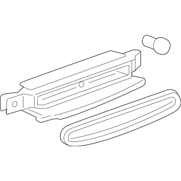 Pontiac 20823548 High Mount Lamp