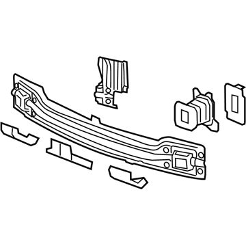 Saturn 22887092 Lower Impact Bar