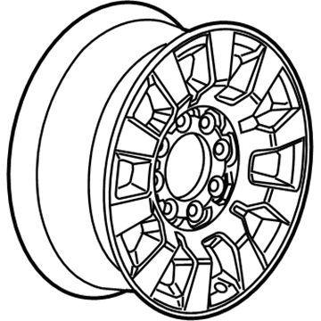 GMC 84341234 Wheel, Alloy