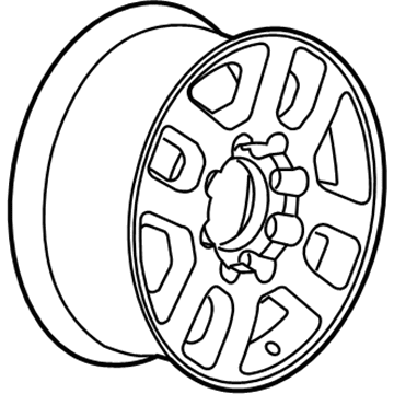 GMC 84397983 Wheel, Alloy