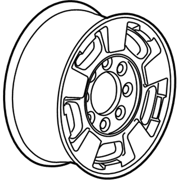 GMC 9597727 Wheel, Alloy