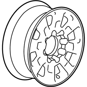 GMC 22909143 Wheel, Alloy