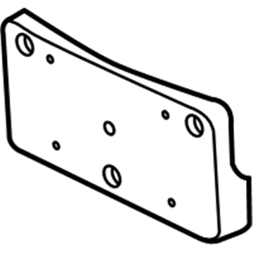 Pontiac 92205630 License Bracket