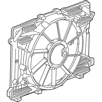 Cadillac Fan Shroud - 84109931