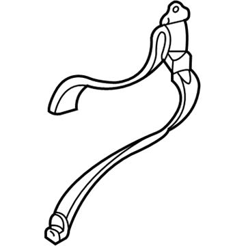 Chevy 88951222 Belt & Retractor