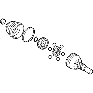 Cadillac 88957233 Outer Joint Assembly