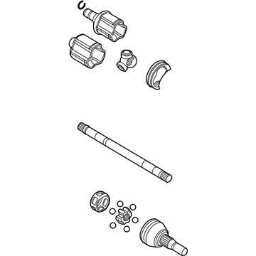 Cadillac 88957150 Axle Assembly