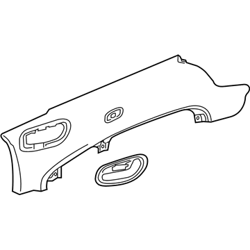 Buick 39035369 Upper Quarter Trim