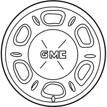 GMC 9595397 Wheel