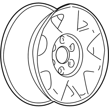 GMC 9593885 Wheel