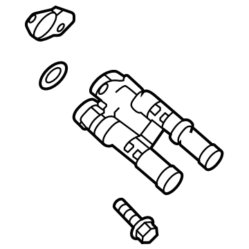 GM 12644554 Pipe Assembly, Heater Inlet & Outlet