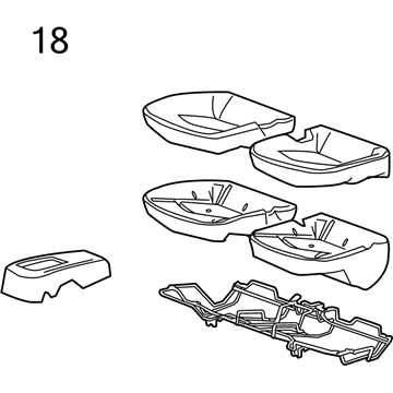 Cadillac 15216387 Cushion Assembly