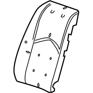 Cadillac 20820406 Seat Back Pad