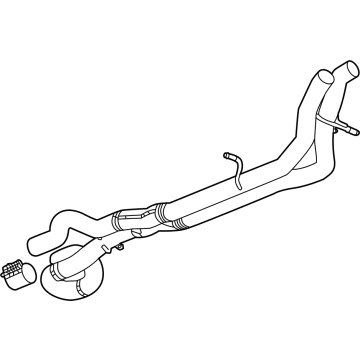 Cadillac 87842262 Exhaust Pipe