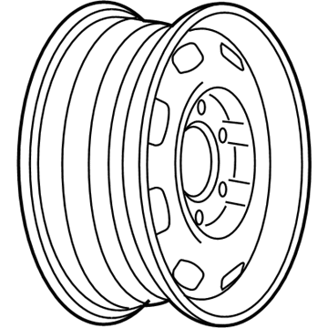 GMC 9597855 Wheel, Steel