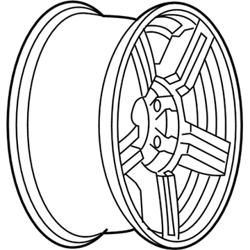 GMC 9593983 Wheel, Alloy