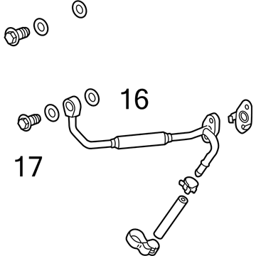 Buick 12683237 Cooling Pipe